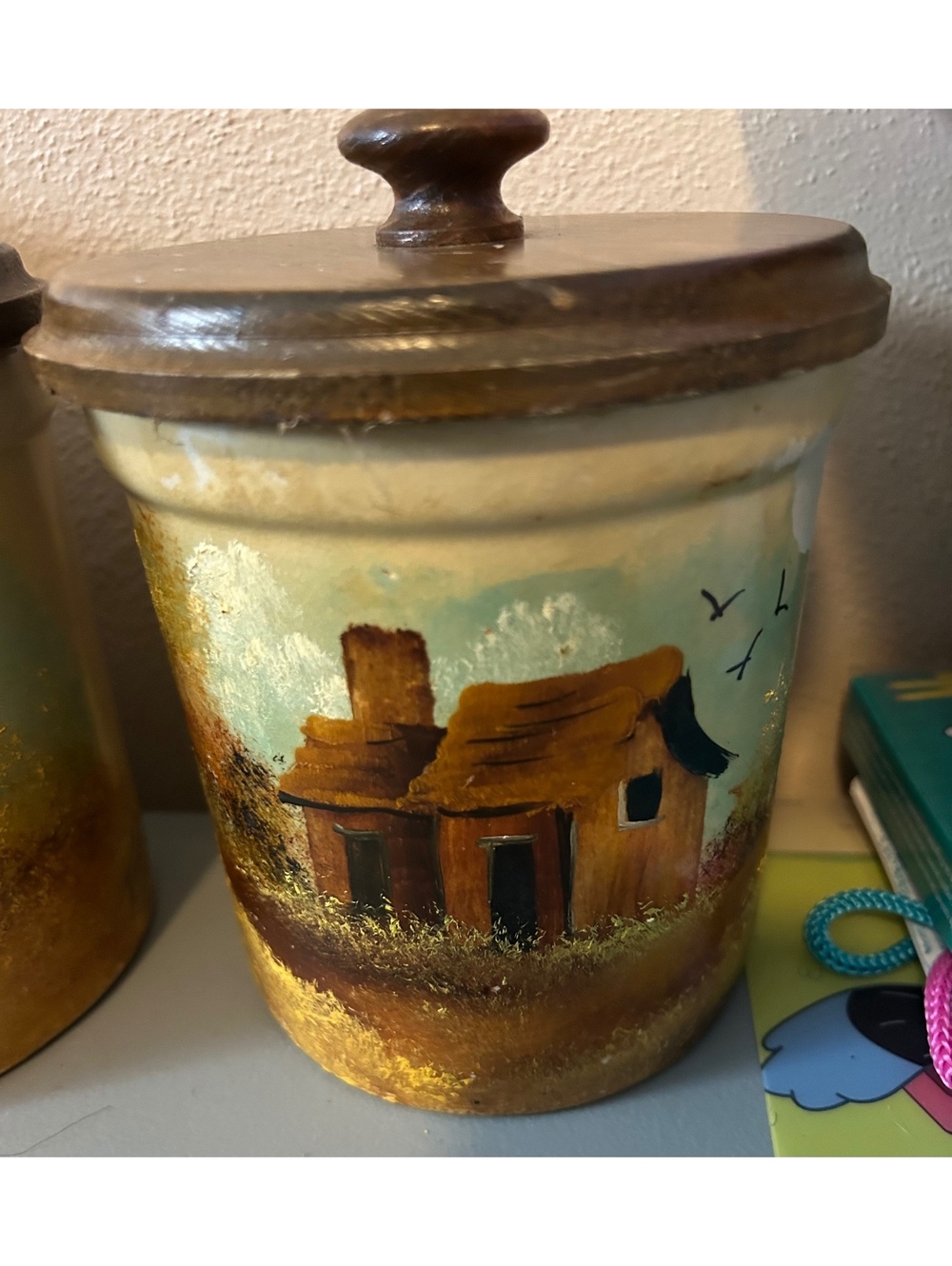Set of 1987 Cottage Core Canisters - Picture 5 of 6